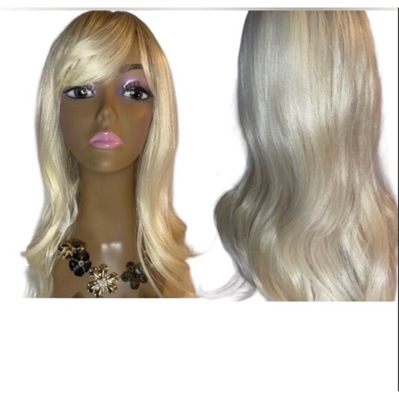 Synthetic Blonde Wig - Picture 1 of 8